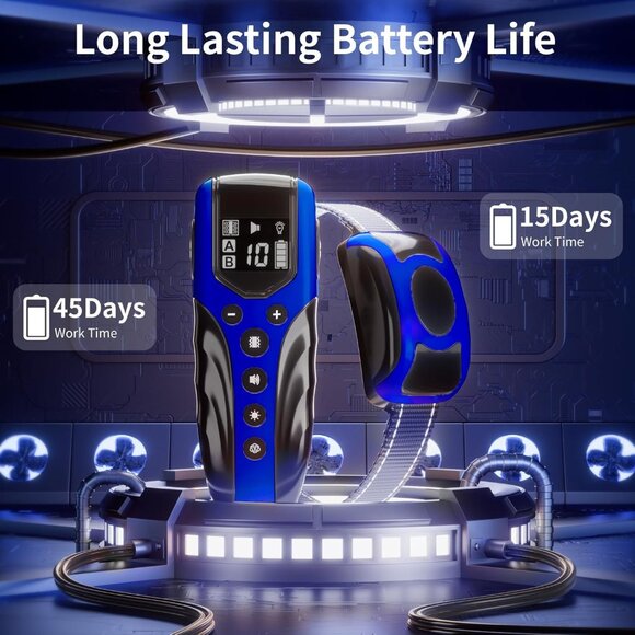 No Shock Dog Training Collar-2 Collars - Picture 3 of 6